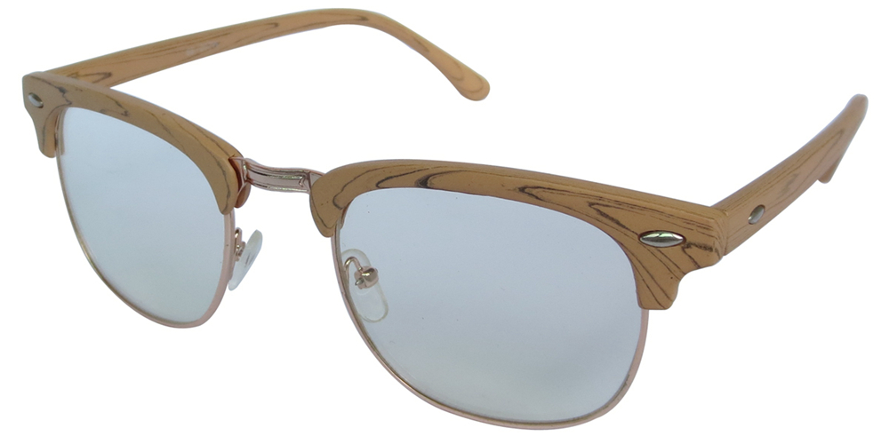 Wooden grain frames with clear lens