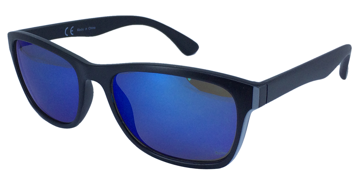 Double color frames with Blue mirror lens