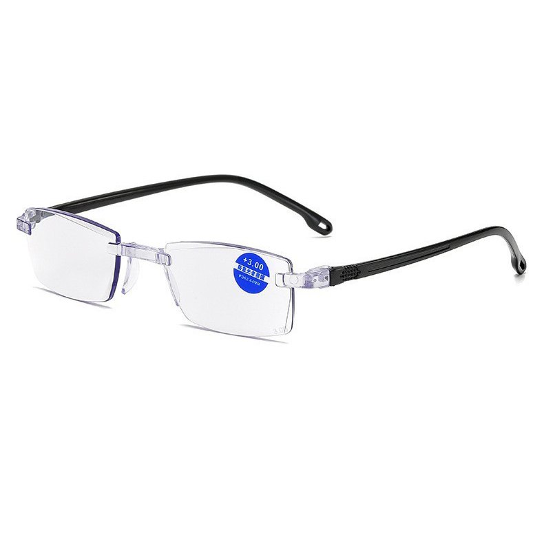 Men's Blue Light Blocking Cut Edge PC Reading Glasses RC91208