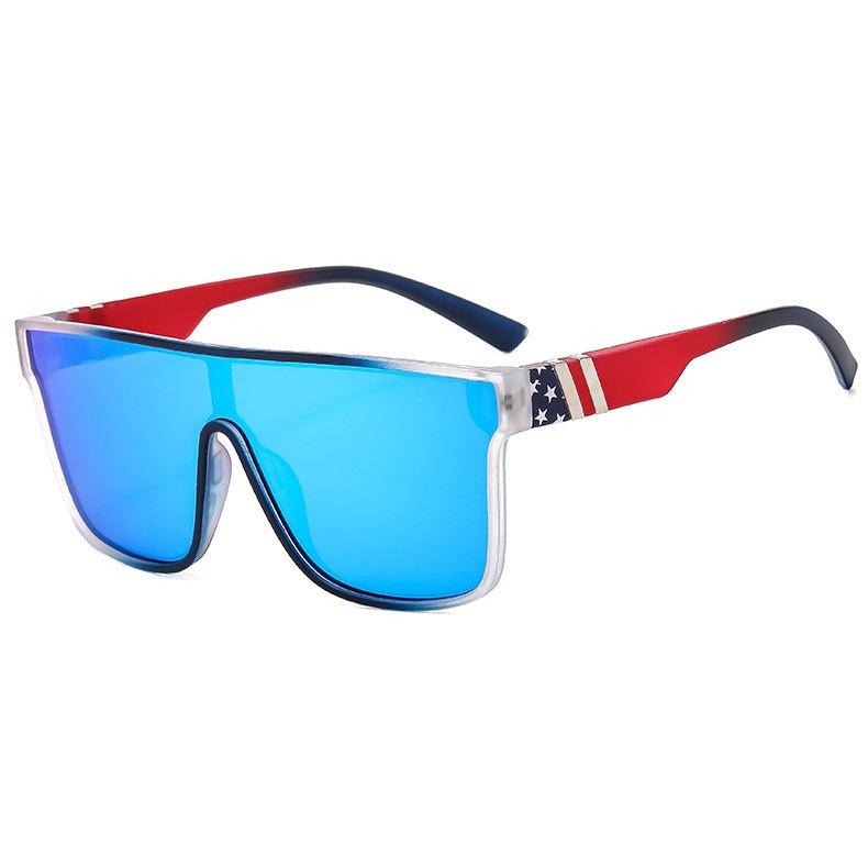 Unisex UV400 Slim Rim Square PC Sunglasses RC82930
