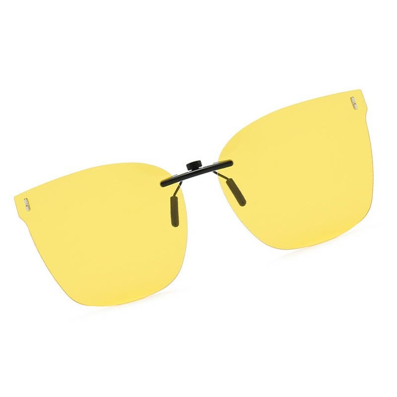Women's Photochromic Polarized Square Clip-on Sunglasses RC85595