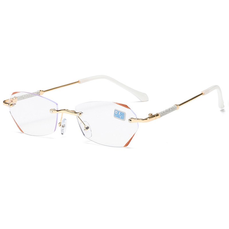 Women's Blue Light Blocking Diamond Cut Reading Glasses RC90215