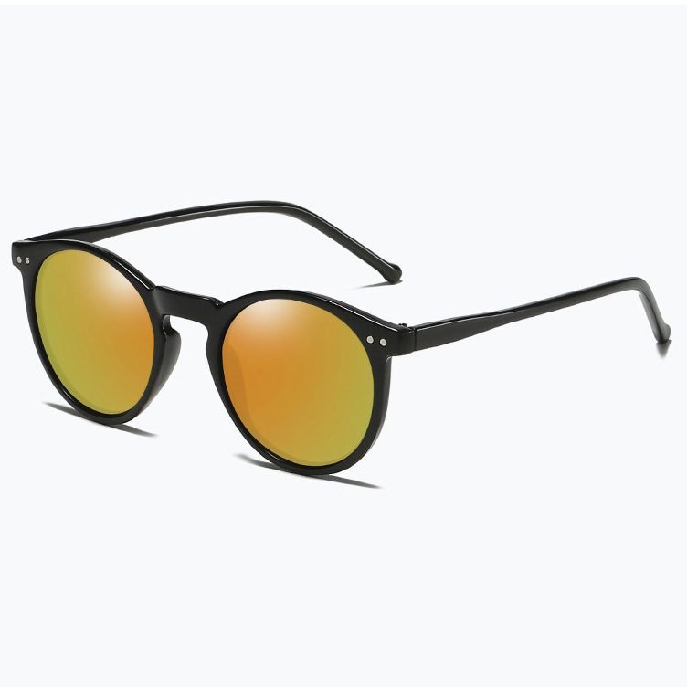 Unisex Coloured Lens Retro Round PC Sunglasses RC170415
