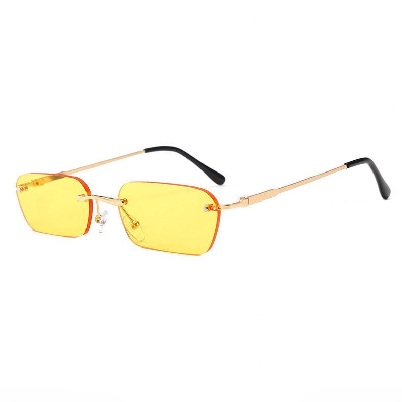 Women's UV400 Slim Rimless PC Sunglasses RC62541