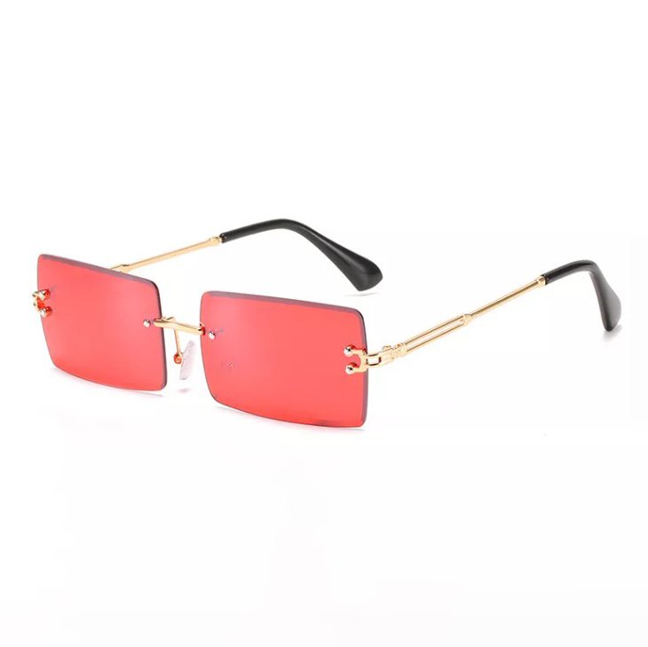 Women's Gradient Pink Square Acetate Sunglasses RC328130