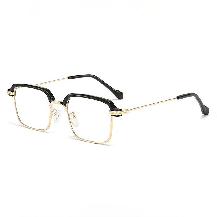 Men's Blue Light Blocking Half-Frame Metal Reading Glasses RC5647